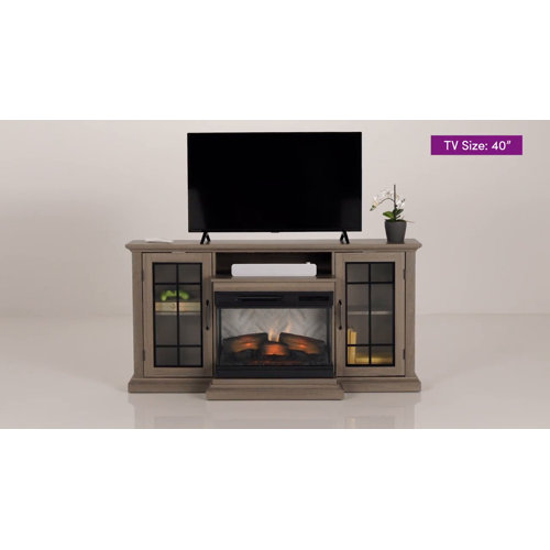 Three Posts Aubriella TV Stand for TVs up to 65" with Fireplace